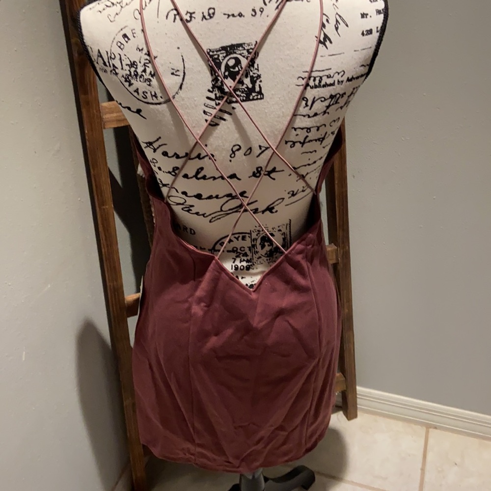 Rose color dress - Picture 3 of 4